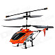 2010-2 Rechargeable 2.5-CH IR Controlled Aluminum Alloy R/C Helicopter - Orange + Black