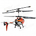 2010-2 Rechargeable 2.5-CH IR Controlled Aluminum Alloy R/C Helicopter - Orange + Black