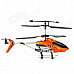 2010-2 Rechargeable 2.5-CH IR Controlled Aluminum Alloy R/C Helicopter - Orange + Black