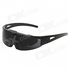 VG-02 Rechargeable 52" Virtual Screen Video Plastic Glasses w/ AV-In / 2-Earphone Ports - Black