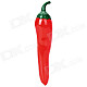 Chili Pepper Style Zinc Alloy Butane Gas Lighter - Red