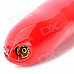 Chili Pepper Style Zinc Alloy Butane Gas Lighter - Red