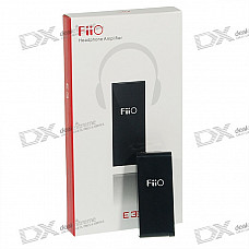 FiiO E3 3.5mm Earphone Volume Booster Power Amplifier (Black)