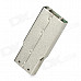 Mini Aluminum USB 2.0 Flash Drive - Silver (4GB)