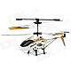 Rechargeable 3.5-CH IR Controlled Alloy R/C Helicopter w/ Gyroscope - White + Golden