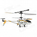 Rechargeable 3.5-CH IR Controlled Alloy R/C Helicopter w/ Gyroscope - White + Golden