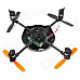 U816 2.4GHz 3.5-CH Quad-Rotor UFO Design R/C Helicopter - Grey + Orange