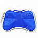 Airfoam Protective Fabric Carrying Pouch for PS3 / PlayStation 3 Wireless Controller - Blue