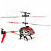 6875 Rechargeable IR Controlled 3.5-CH Voice Plastic + Alloy R/C Helicopter - Red