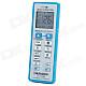 Universal 1.6" LCD Air Conditioner A/C Remote Control Controller - Blue + White (2 x AAA)