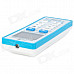 Universal 1.6" LCD Air Conditioner A/C Remote Control Controller - Blue + White (2 x AAA)