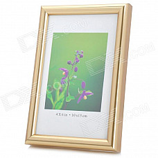 Hangle Craftwork M-BD 6-Inch 10.1 x 15.2cm Plastic Photo Frame - Golden