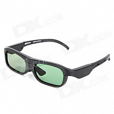 Universal USB Rechargeable 3D Active Shutter Glasses for DLP Projectors - Black