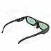 Universal USB Rechargeable 3D Active Shutter Glasses for DLP Projectors - Black