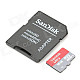 SanDisk Ultra Micro SDHC / TF Memory Card w/ Adapter - 16GB (Class 10)