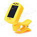 FT-2001 1.2" LCD Digital Chromatic Tuner for Guitar / Bass + More - Yellow (1 x CR2032)