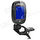 Q1 1.1" LCD Digital Chromatic Chip-On Tuner for Guitar / Bass / Violin - Black (1 x CR2032)