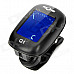 Q1 1.1" LCD Digital Chromatic Chip-On Tuner for Guitar / Bass / Violin - Black (1 x CR2032)