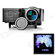 D200 Mini 400lm LED Projector w/ US Plug Adapter / AV-In - Black (300:1 / 320 x 240)