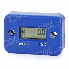 1.0" LCD Screen Hour Meter for Motorcycle / ATV / Snowmobile / Marine - Blue (1 x CR2430)