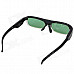 USB Rechargeable 3D Active Shutter Glasses for Epson LCD Projectors - Black