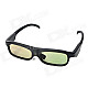 Universal USB Rechargeable 3D Active Shutter Glasses for LCD TV - Black