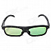 Universal USB Rechargeable 3D Active Shutter Glasses for LCD TV - Black