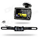 Wireless Rear View Back Up IR Camera System w/ 3.5" Digital Color LCD Monitor