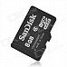 SanDisk C4-TF8G Micro SDHC / TF Memory Card - Black (8GB / Class 4)