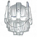 Optimus Prime Style ABS Face Mask for Halloween Makeup - Blue