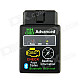 HHOBD ELM327 Bluetooth OBDII Vehicle Diagnostic Scan Tool - Black (DC 12V)