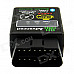 HHOBD ELM327 Bluetooth OBDII Vehicle Diagnostic Scan Tool - Black (DC 12V)