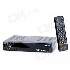 H.264/MPEG4 DVB-T2 HD/SDTV Receiver Digital Television Box - Black