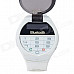 Multifunction Bluetooth 2.1 Wrist Watch w/ Receiving / Talking / Dialing / Time Display - White