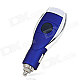 USB Car Charger w/ Data / Charging Cable for Sony PS Vita - Blue (DC 8~30V)