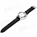 Creative Watch Style Blue Flame Butane Jet Lighter - Black + Silver