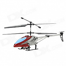 40MHz Rechargeable 3.5-CH Alloy Radio Control R/C Helicopter - Red