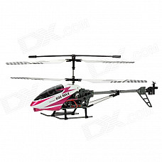 40MHz Rechargeable 3.5-CH Alloy R/C Helicopter w/ Gyroscope - Deep Pink