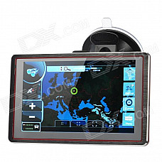 5.0" Touch Screen LCD WinCE 6.0 GPS Navigator w/ FM / TF / 4GB Flash Memory - Europe Map