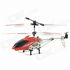 Mini Rechargeable 3-CH IR Remote Control R/C Helicopter - Red