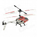 Mini Rechargeable 3-CH IR Remote Control R/C Helicopter - Red