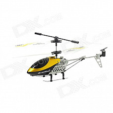 Rechargeable 3.5-CH PVC IR Remote Control R/C Helicopter - Golden