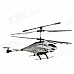 Rechargeable 3.5-CH PVC IR Remote Control R/C Helicopter - Silver