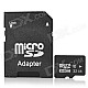 Reliable Class 6 Micro SD TF Card w/ SD Adapter - Black (32GB)