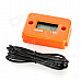 1.0" LCD Water Resistant Hour Meter for Motor + More - Orange
