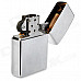 Mirror Finish Fluid Fuel Lighter - Silver