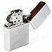 Simple Fluid Fuel Lighter - Silver