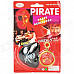 Cosplay Pirate Eyepatch + Earrings + Ring Set for Costume / Halloween Party - Black + Golden