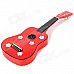 Musical Instrument Wooden 6-String Guitar - Red + Black + White