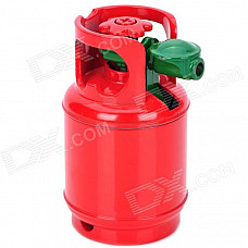 Creative Gas Tank Style Windproof Butane Gas Lighter - Red + Green